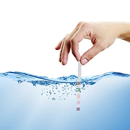 5 in 1 Water quality testing strips for hot tubs, swimming pools or spas. Easy, accurate and quick detection of pH, Free Chlorine/Bromine, Total Alkalinity, Cyanuric Acid and Total Hardness. 100 count