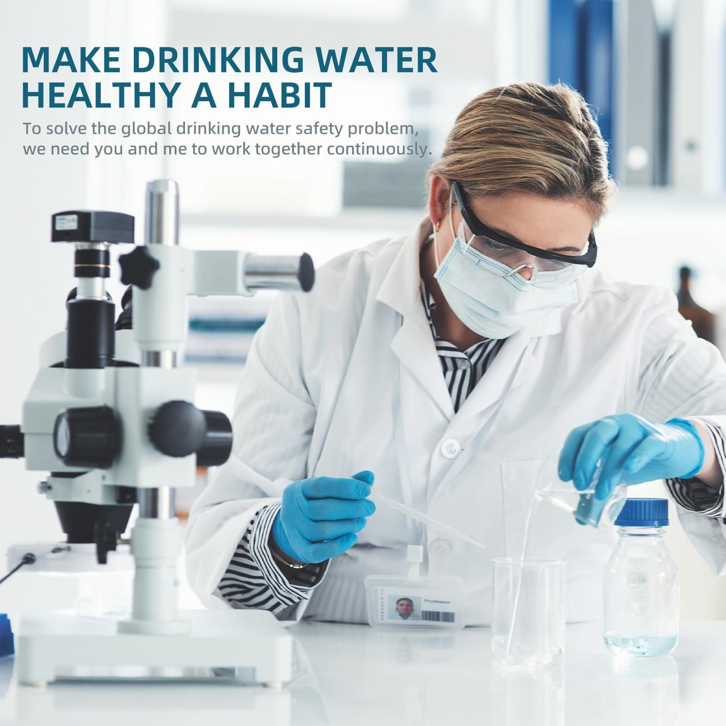 Water Testing Kit - 19 Indicators, 102 Strips - Drinking Water Test Kit with Escherichia coli, Hardness, Lead, Iron, Copper