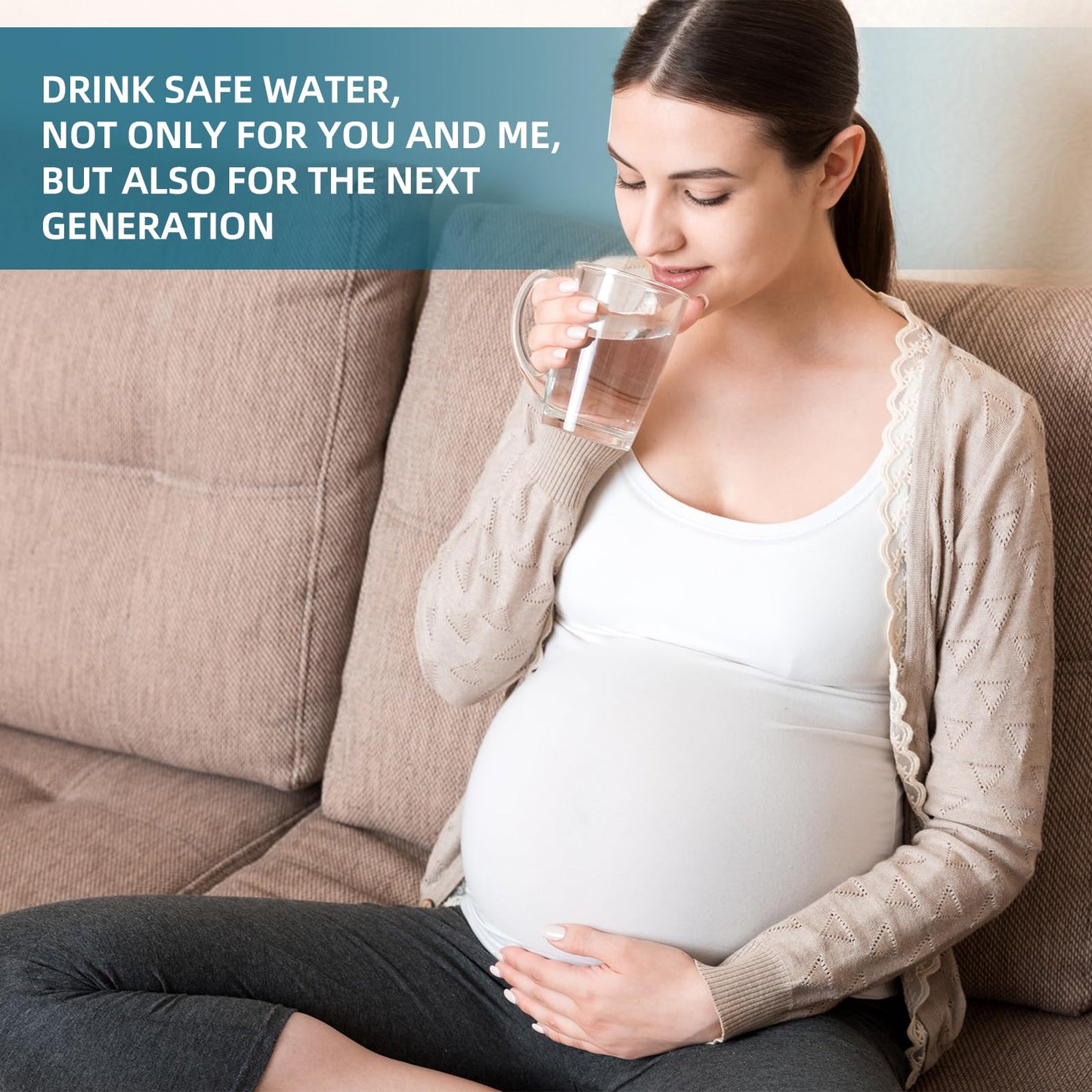 Water Testing Kit - 19 Indicators, 102 Strips - Drinking Water Test Kit with Escherichia coli, Hardness, Lead, Iron, Copper